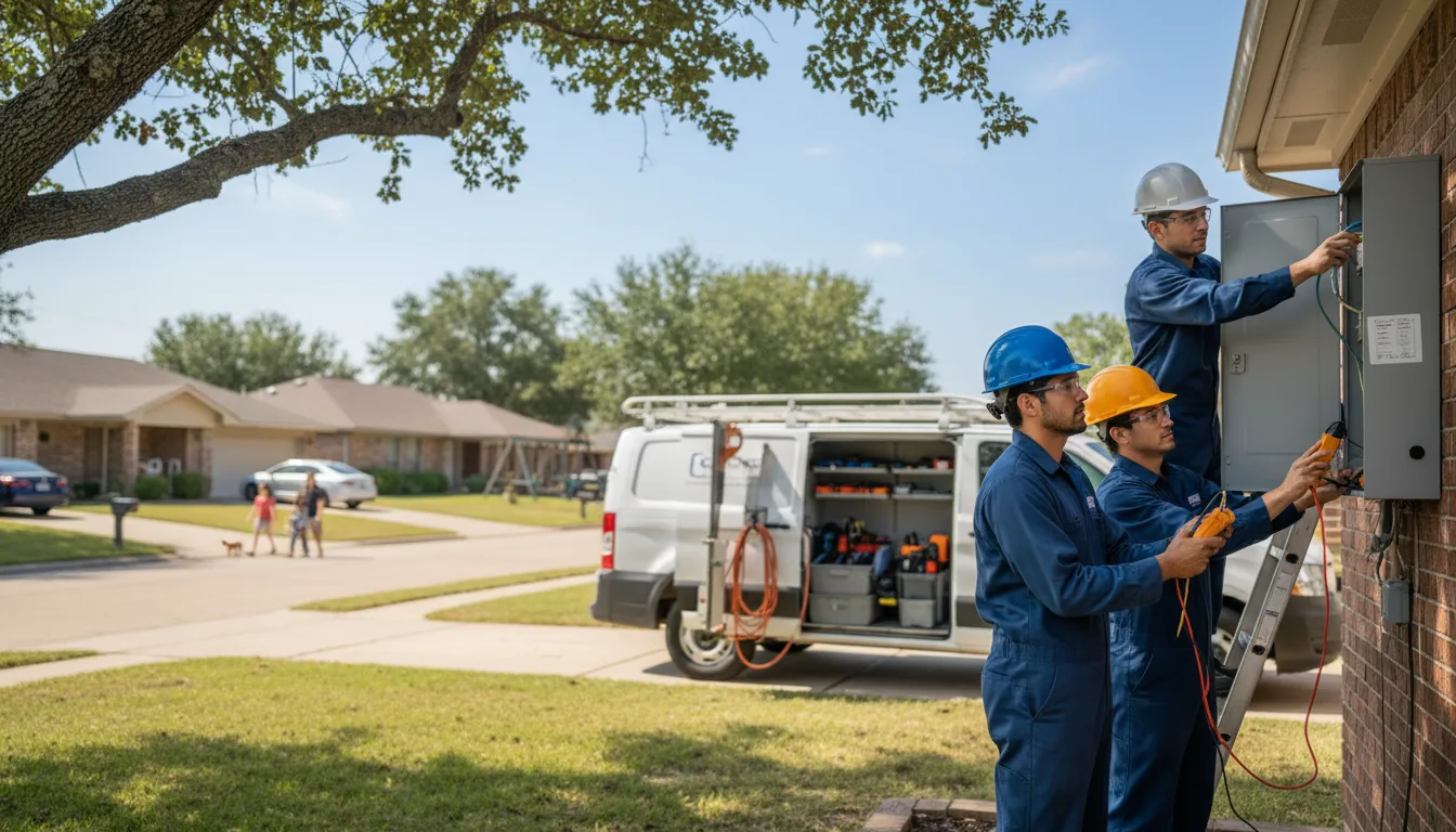 Certified electrician providing emergency electrical services in Fords Branch, KY